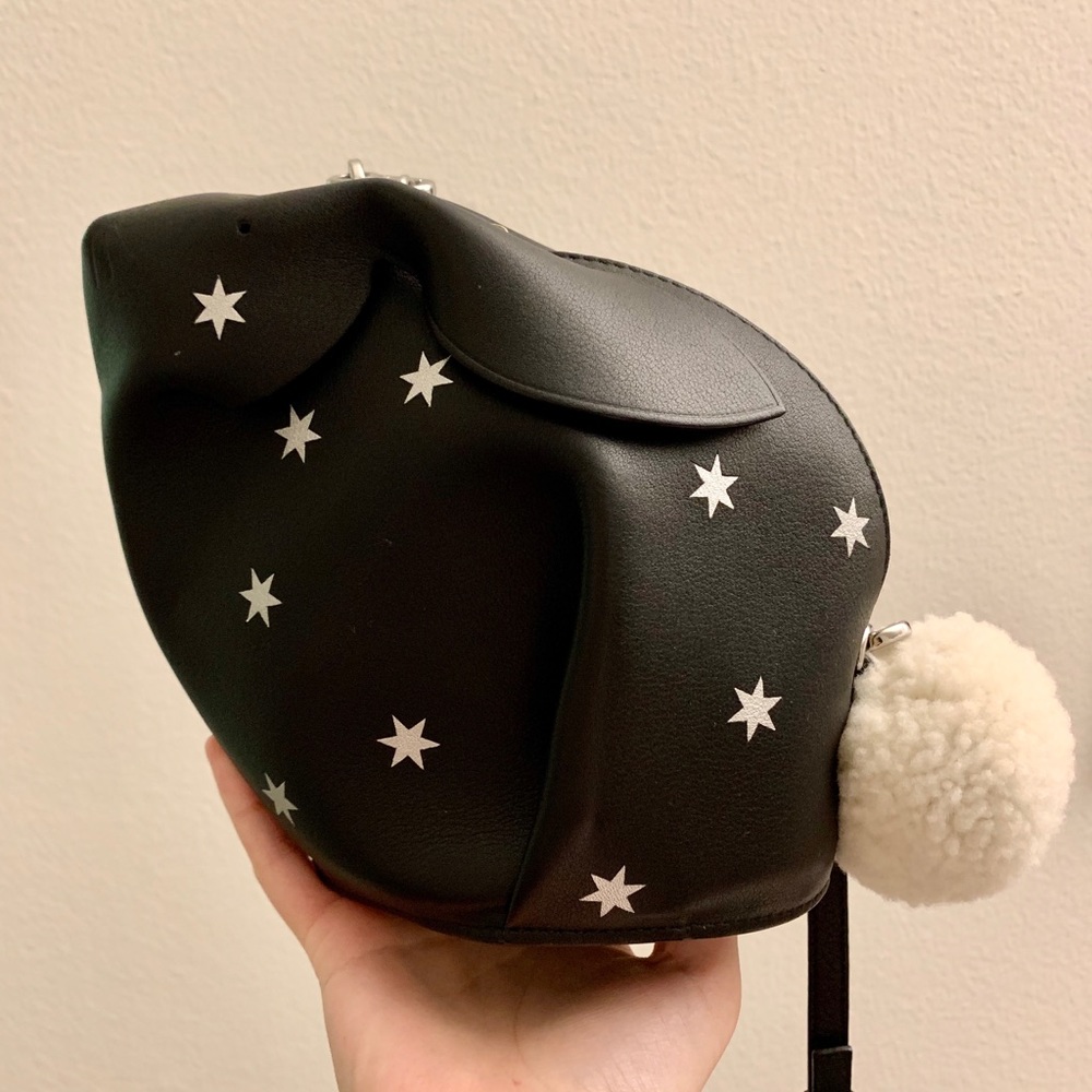 Auth Loewe mini bunny bag